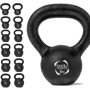 Body Revolution Cast Iron Kettlebell Set - 2kg-28kg - Fitness Equipment Body Revolution Cast Iron Kettlebell Set - 2kg-28kg - Fitness Equipment