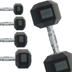 Body Revolution - 30019 - Hex Dumbbells - Black - One Size Body Revolution - 30019 - Hex Dumbbells - Black - One Size