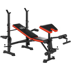 Homcom - Multi-Function Adjustable Weight Training Bench Gym Fitness Lifting Homcom - Multi-Function Adjustable Weight Training Bench Gym Fitness Lifting