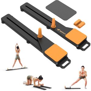 MERACH Pilates Ab Board with Resistance Band, Foldable Core Trainer, Detachable Ab Trainer Machine with Anti-Slip Design, Up to 120kg MERACH Pilates Ab Board with Resistance Band, Foldable Core Trainer, Detachable Ab Trainer Machine with Anti-Slip Design, Up to 120kg
