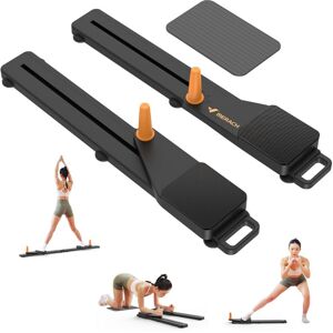 MERACH Pilates & Core Workout Board, Portable Ab Exercise Bench, Multifunctional Fitness Board for Pilates, Sit-Ups and Balance Training, 150 KG MERACH Pilates & Core Workout Board, Portable Ab Exercise Bench, Multifunctional Fitness Board for Pilates, Sit-Ups and Balance Training, 150 KG