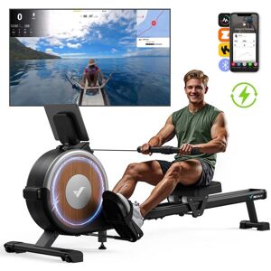 MERACH Rowing Machine for Home Gym, Eco-Magnetic Rower with 16 Levels of Quiet Resistance, Dual Slide Rails, App Compatible, MAX 160kg/350lbs MERACH Rowing Machine for Home Gym, Eco-Magnetic Rower with 16 Levels of Quiet Resistance, Dual Slide Rails, App Compatible, MAX 160kg/350lbs