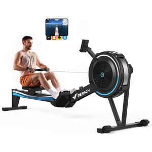 MERACH Rowing Machines for Home, 10 Levels Adjustable Air Resistance, with Exclusive APP, Performance Monitor, Ergonomic Comfort Seat, Easy Storage MERACH Rowing Machines for Home, 10 Levels Adjustable Air Resistance, with Exclusive APP, Performance Monitor, Ergonomic Comfort Seat, Easy Storage