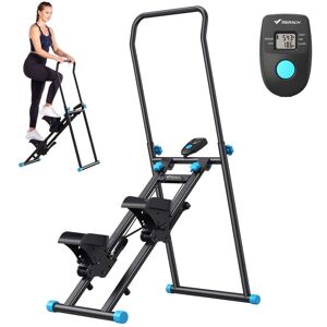 MERACH Stair Stepper for Home Exercise & Rehabilitation, Portable Cross Trainer Stepper with LCD & Adjustable Handlebars, Foldable, Height Adjustable MERACH Stair Stepper for Home Exercise & Rehabilitation, Portable Cross Trainer Stepper with LCD & Adjustable Handlebars, Foldable, Height Adjustable