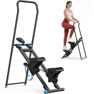 MERACH Stair Stepper for Home Exercise & Rehabilitation, Portable Cross Trainer Stepper with LCD & Adjustable resistance, Foldable, Max 136kg MERACH Stair Stepper for Home Exercise & Rehabilitation, Portable Cross Trainer Stepper with LCD & Adjustable resistance, Foldable, Max 136kg