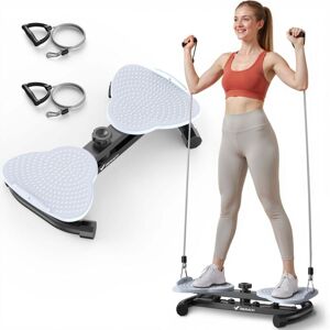 MERACH Waist Twisting Machine, with Resistance Bands, Non-slip Pattern, Max Load 136 kg, Silent, Black MERACH Waist Twisting Machine, with Resistance Bands, Non-slip Pattern, Max Load 136 kg, Silent, Black