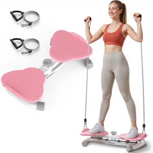 MERACH Waist Twisting Machine, with Resistance Bands, Secure Grip, Max Load 136 kg, Silent, White MERACH Waist Twisting Machine, with Resistance Bands, Secure Grip, Max Load 136 kg, Silent, White