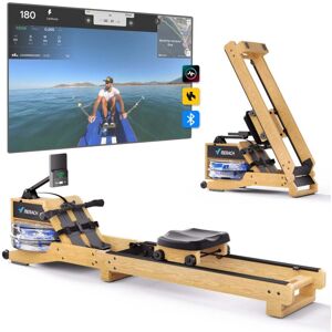 MERACH Water Rowing Machines for Home, Foldable Row Machine with 400LBS Weight Capacity, LCD Monitor & Comfortable Seat, Adaptation of Kinomap, Zwift MERACH Water Rowing Machines for Home, Foldable Row Machine with 400LBS Weight Capacity, LCD Monitor & Comfortable Seat, Adaptation of Kinomap, Zwift