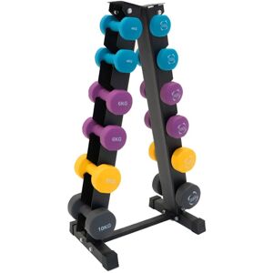 BODY REVOLUTION Neoprene Dumbbells Set with Rack BODY REVOLUTION Neoprene Dumbbells Set with Rack