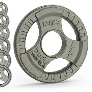 MONSTER-SHOP Olympic Tri Grip Cast Iron Weight Plates - Pairs & Sets MONSTER-SHOP Olympic Tri Grip Cast Iron Weight Plates - Pairs & Sets