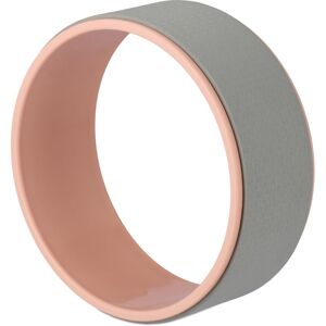 Yoga Wheel, ø 32 cm, Plastic, Foam, Anti-Slip, Back Stretches, Pilates Accessories, Flexibility, Grey/Pink - Relaxdays Yoga Wheel, ø 32 cm, Plastic, Foam, Anti-Slip, Back Stretches, Pilates Accessories, Flexibility, Grey/Pink - Relaxdays