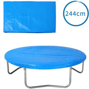 MONZANA® 183-427cm Trampoline Cover Blue 6ft - 14ft Tear-resistant UV-resistant Weather Protection Tarpaulin Secure Drawstring Attachment Dust Dirt & MONZANA® 183-427cm Trampoline Cover Blue 6ft - 14ft Tear-resistant UV-resistant Weather Protection Tarpaulin Secure Drawstring Attachment Dust Dirt &