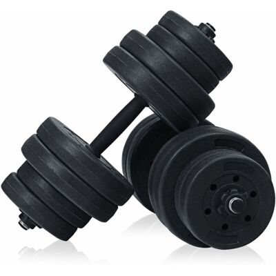 COSTWAY 30KG Dumbbells Set Adjustable Dumbbell Barbell Weight Lifting Training Equipment COSTWAY 30KG Dumbbells Set Adjustable Dumbbell Barbell Weight Lifting Training Equipment