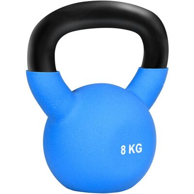 8KG Kettlebell with Soft Body and Non-Slip Handle, Blue - Homcom 8KG Kettlebell with Soft Body and Non-Slip Handle, Blue - Homcom