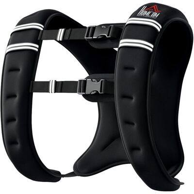 HOMCOM 8KG Weighted Vest with Adjustable Straps, Pocket, Reflective Strips HOMCOM 8KG Weighted Vest with Adjustable Straps, Pocket, Reflective Strips