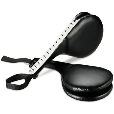 Relaxdays Taekwondo Kick Pads - 2 Pack, Black Relaxdays Taekwondo Kick Pads - 2 Pack, Black