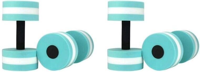 Tlily - 4 Pack Aerobic Foam Dumbbells for Aquatic Exercise, Swimming Resistance, Swimming