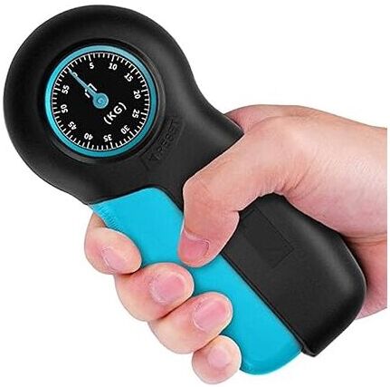 Alwaysh - Hand Grip Dynamometer Hand Exerciser Strength Meter Digital Dynamometer Grip Strength Measurement Wrist Strengthener Blue