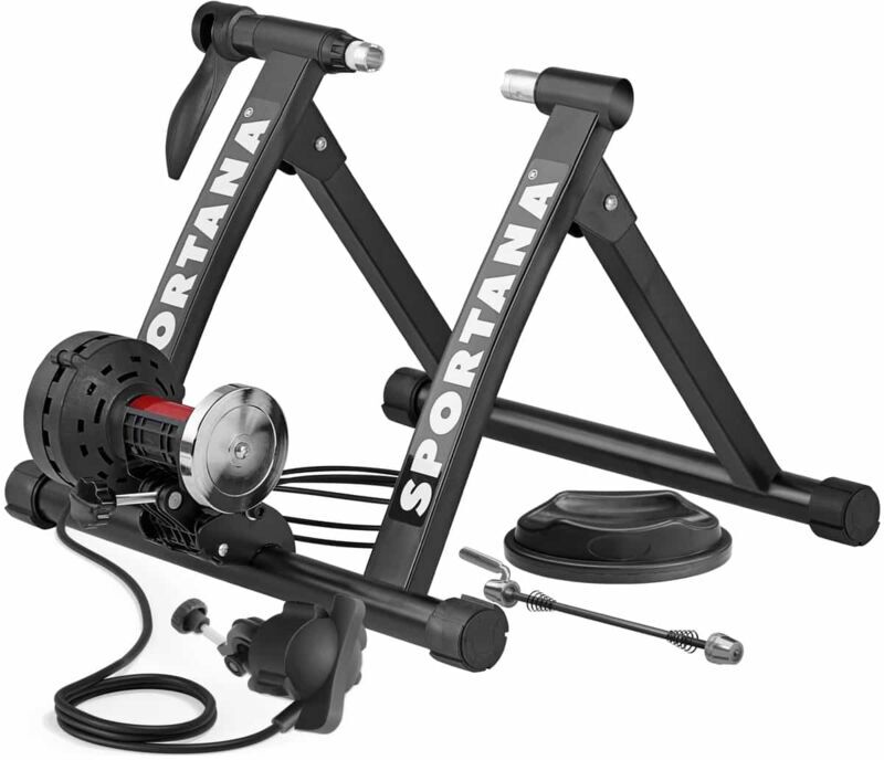 Sportana - Bicycle trainer magnet bicycle exercise bike 6 steps up to 150kg