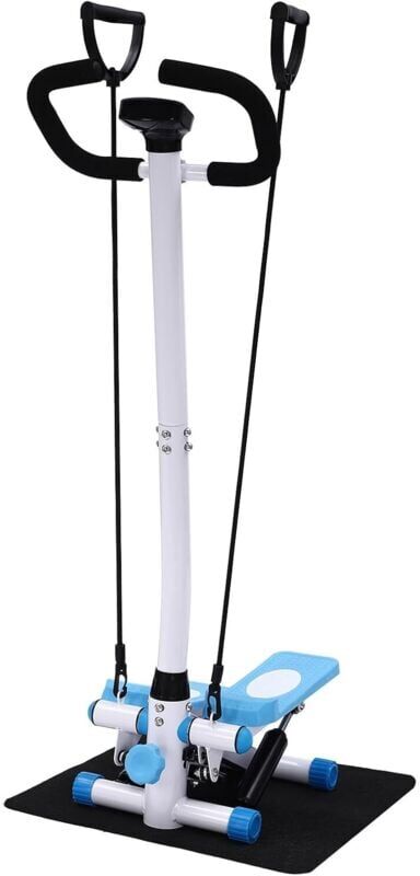 Cncest - Exercise Stepping Machine, Fitness Stepper With Handlebars, Height Adjustable Stepper, Stairs Step Exercise Stepper Machinefor Home