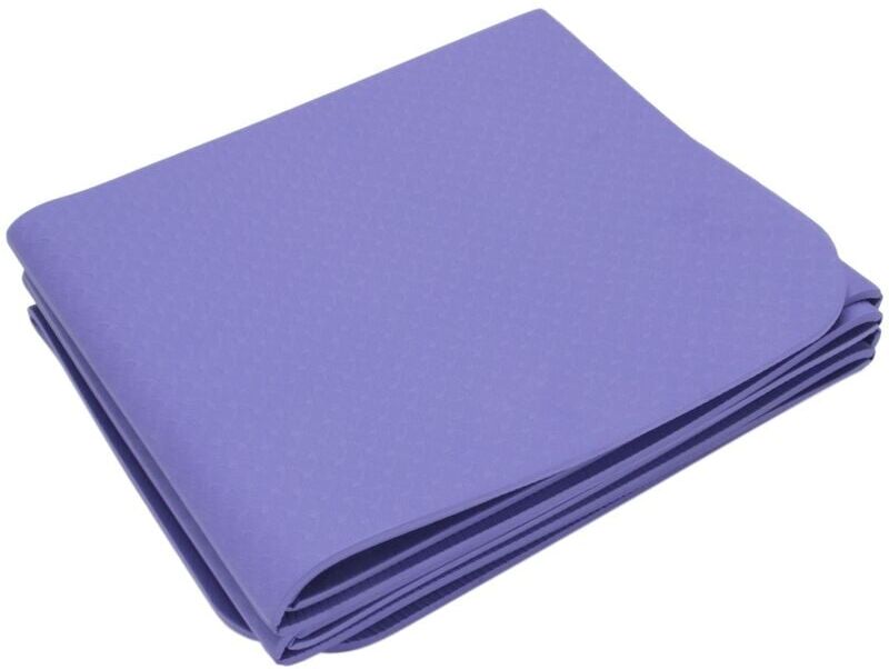 TLILY Extra Thick Non-Slip Foldable Travel Fitness Exercise Yoga Mat for Pilates Floor Workouts