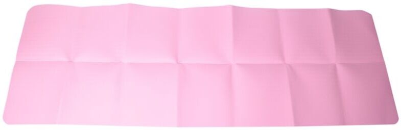 TLILY Foldable Yoga Mat Folding Travel Fitness Exercise Double Sided Non-Slip for Pilates & Floor Workouts Pink