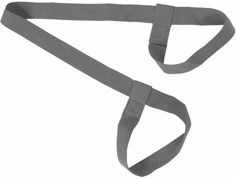 Groofoo - Adjustable Yoga Mat Sling Strap Portable Carrier Belt Sports Gym (Grey)