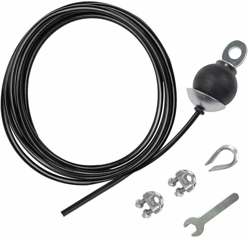 CFGTVB Gym Cable, Fitness Steel Wire Rope diy lat Home Gym Pulley Cable Machine Strength Training Cable 47JIVZ5AFG