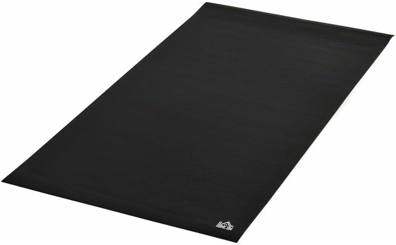 HOMCOM Thick Equipment Mat Exercise Bike Treadmill Protect Floor Non-Slip Gym Fitness 180x90x0.6cm