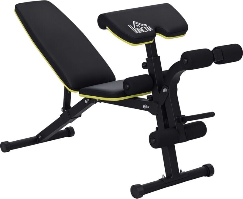 Homcom - Multi-Functional Sit-Up Dumbbell Weight Bench Adjustable Home Gym