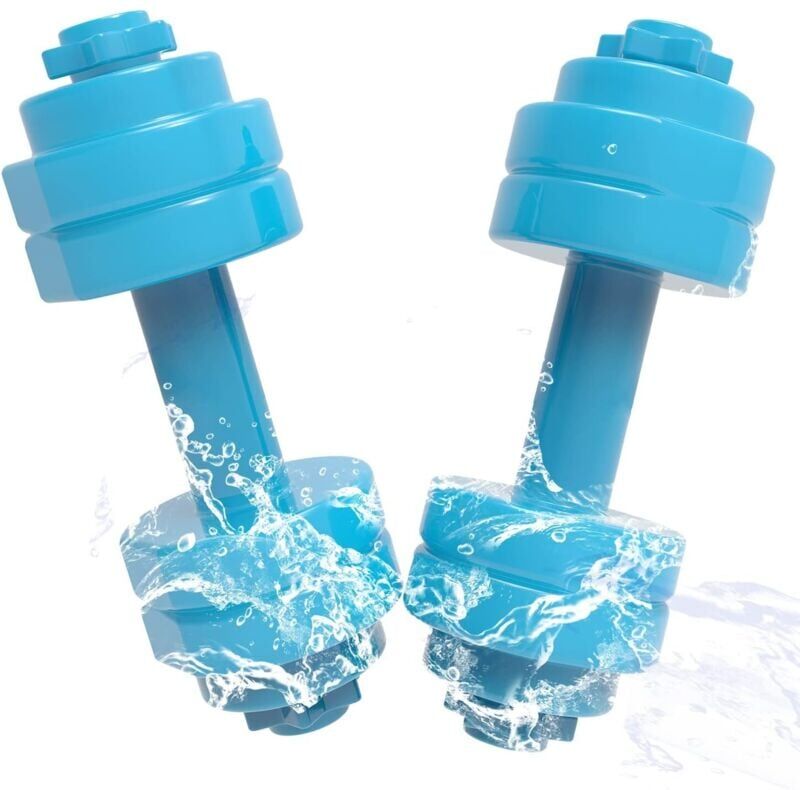 Longziming - Set of 2 Aquatic Dumbbells for Aerobic and Pool Workouts, Resistance for Weight Loss