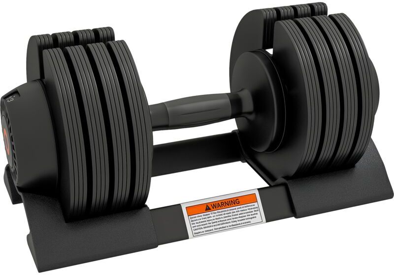 Sportnow - Adjustable Dumbbells Set, 4-in-1 Weights Set with Storage Tray and Non-Slip Handle, Home Gym Fitness Equipment 24KG