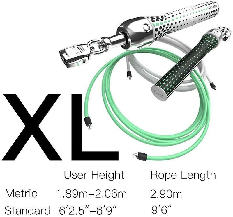 ORCHIDÉE Weighted Jump Rope Skipping Rope, High Speed Weighted Self-locking Screw Jump Rope Skip Training Fitness3