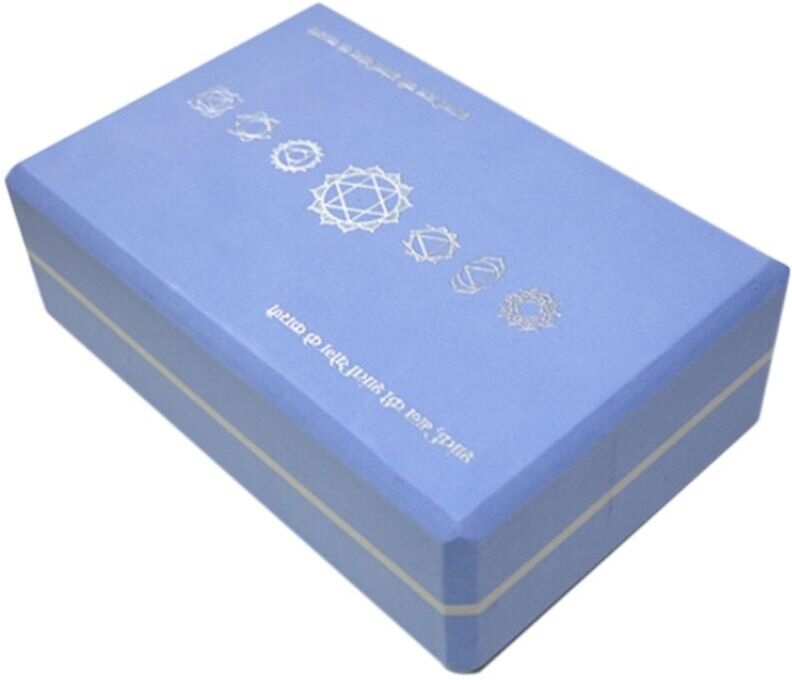 TLILY Yoga Block - Supportive Latex-Free eva Foam Soft Non-Slip Surface for Yoga, Pilates, Meditation blue