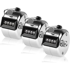 LANGRAY Digit Click Counter - Manual Metal Counter - Clicker to Count, Score Golf(3 pcs)