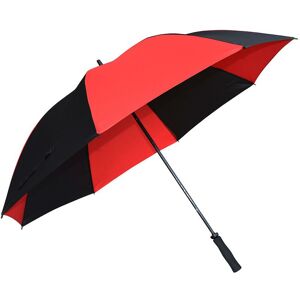 Precision - Fiberglass Golf Umbrella Black/Red 30 - Black/Red