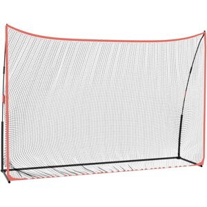 Golf Practice Net Black and Red 305x91x213 cm Polyester Vidaxl