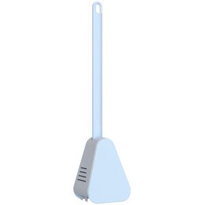 Denuotop - Golf Toilet Brush, Long Handled Toilet Brush [With Base], Silicone Toilet Brush, No Dead Ends, Self-Opening Toilet Cleaning Brush for