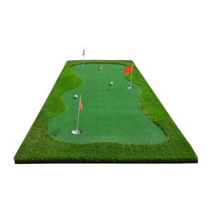 Hillman - Hilllman pgm Golf Artificial Turf Three Hole 1.5m x 3m Putting Green