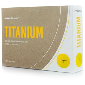 Prisma Titanium Golf Balls (Box of 12) Yellow - Yellow - Masters