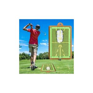 Rose - Golf Practice Mat for Swing Detector Hitting, Premium Golf Impact Mat, Golf Practice Mat with Path Return