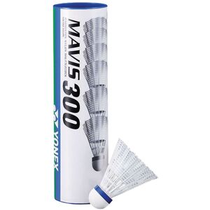 Yonex - Mavis 300 Shuttles (Tube of 6) White - White