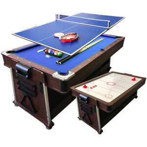 Simba Multigame Pool Table 7-foot blue with Air Hockey + Table Tennis – Mattew