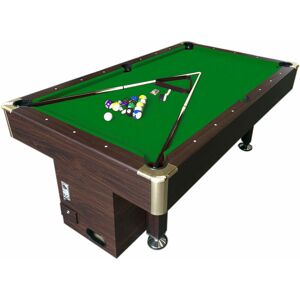 Simba Pool Table 8 foot green with manual coin operator – Zeus