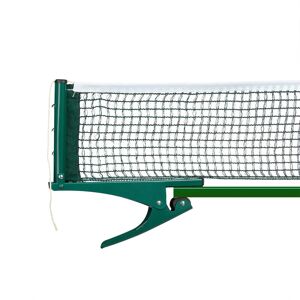 Relaxdays - Table Tennis Net, Ping-Pong, Clip-On Clamp, 19.2 x 23.5 cm, Sport Game, Equipment Accessory, Outdoor, Green