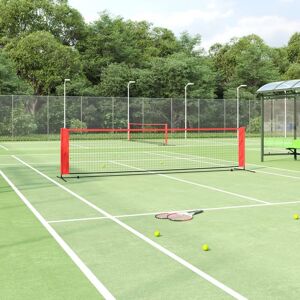 Berkfield Home - Royalton Tennis Net Black and Red 400x100x87 cm Polyester