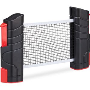 Relaxdays - Table Tennis tt Net Ping Pong Net Retractable Portable Clamp Bracket