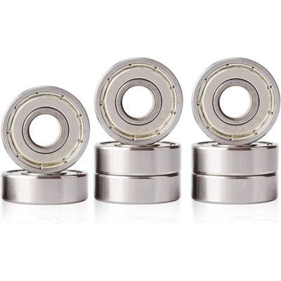 OEM 608 Zz Longboard Bearings For Wheels, Skateboards, Scooters, 8 Pieces (8 Mm X 22 Mm X 7 Mm) OEM 608 Zz Longboard Bearings For Wheels, Skateboards, Scooters, 8 Pieces (8 Mm X 22 Mm X 7 Mm)