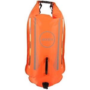 Zone3 - 2 led Light Backpack Swim Safety Buoy/Dry Bag (28L) Orange - Orange