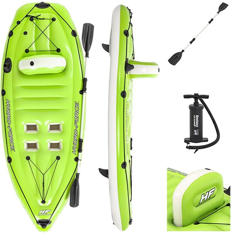 Bestway - Hydro‑Force™ Koracle™ X1 - 1 Person Sit‑On Inflatable Fishing Kayak Set